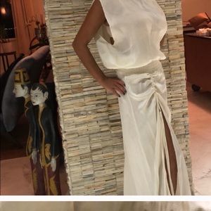 Alexis Silk Ivory Dress size Large